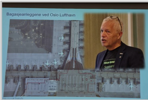 Bagasjeanleggene på flyplassen vår.