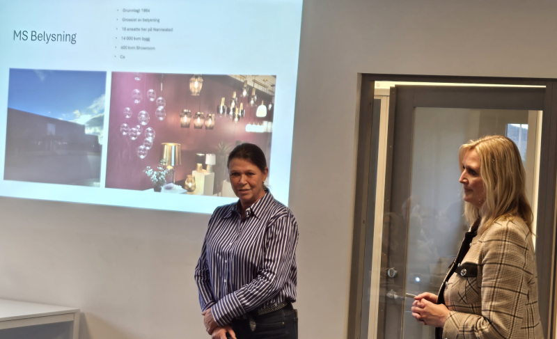 Besøk hos MS Belysning i Moreppen