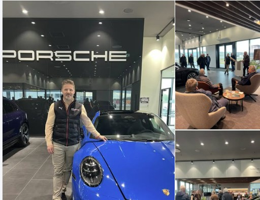 Besøk hos Porsche på Gardermoen